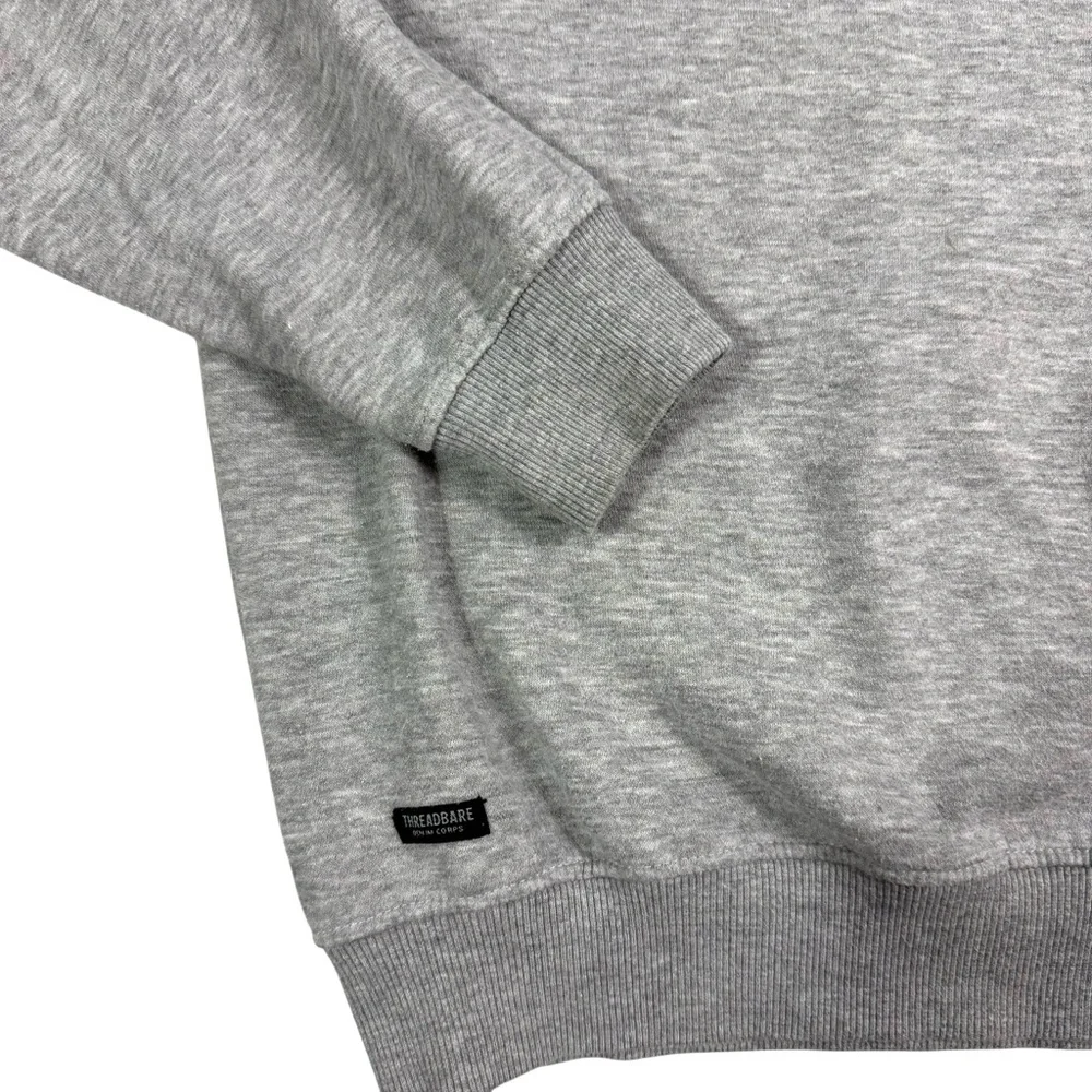 THREADBARE DENIM CORPS Small Gray Sweatshirt Pullover Men’s Activewear
